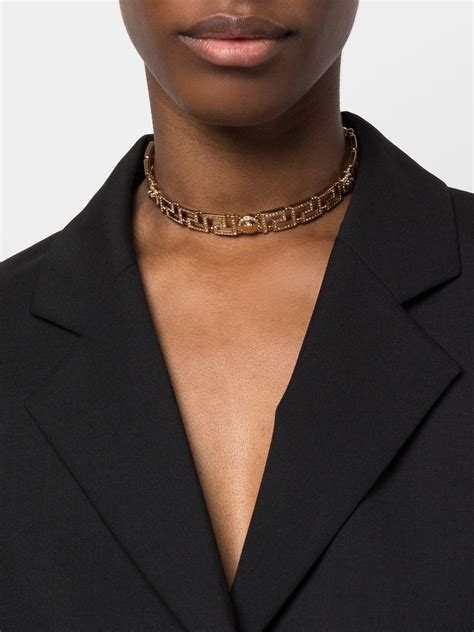 versace medusa bralette|versace medusa choker necklace.